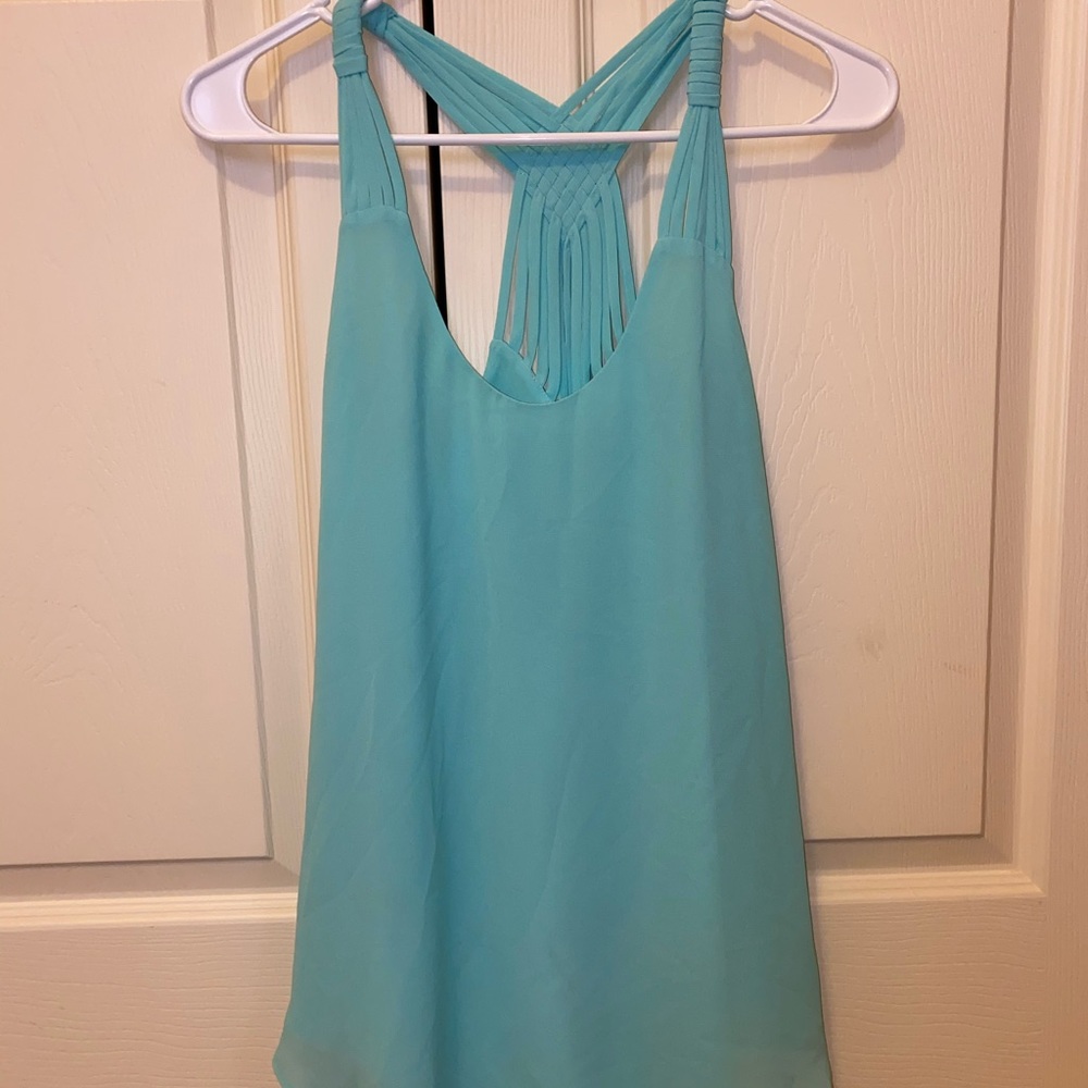 Blue tank top